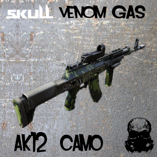 SKULL VENOM GAS -- AK12 camo