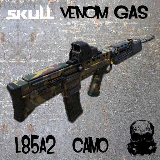 SKULL VENOM GAS -- L85A2 camo