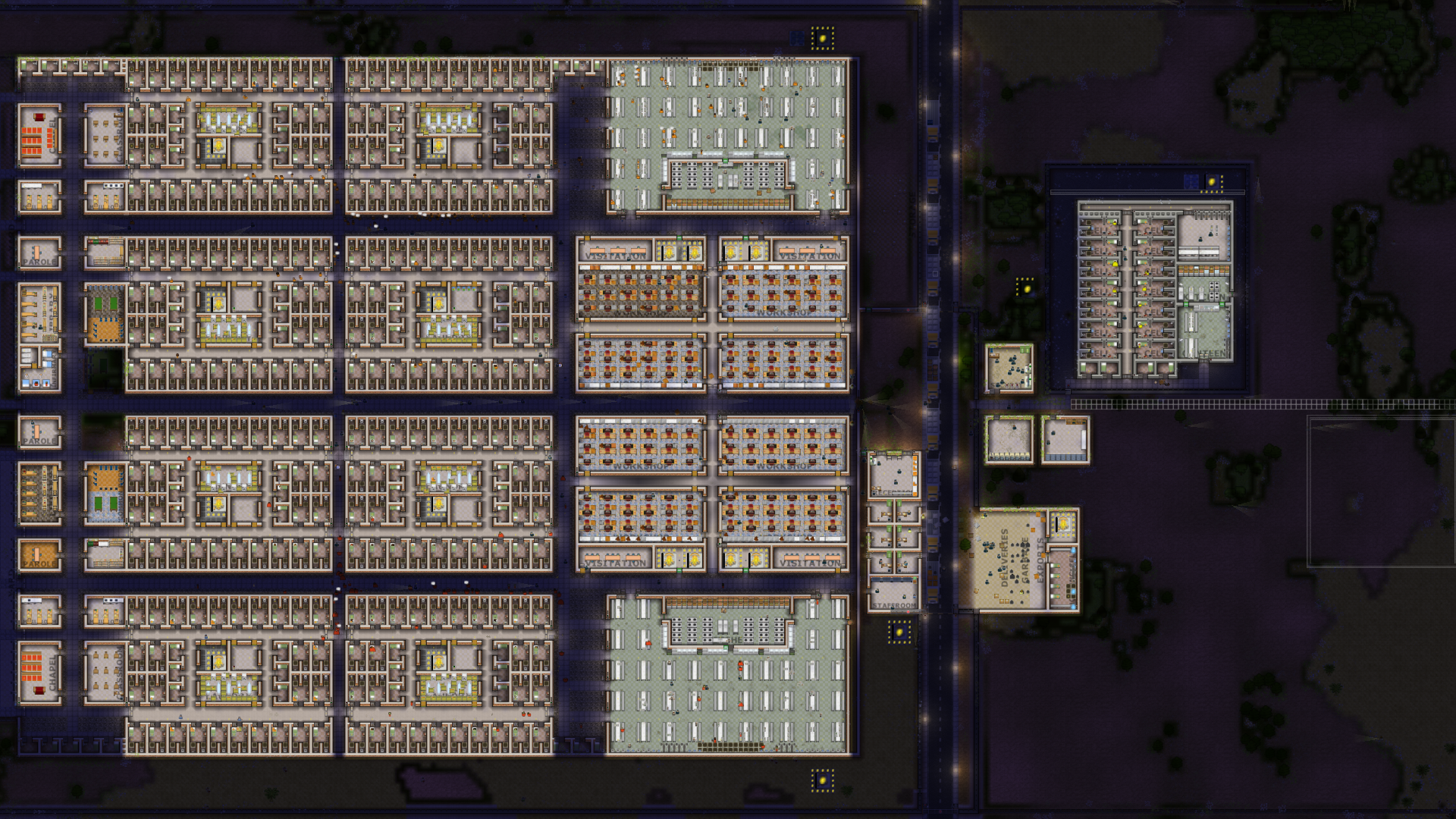 462 prisoners max + med all happy!