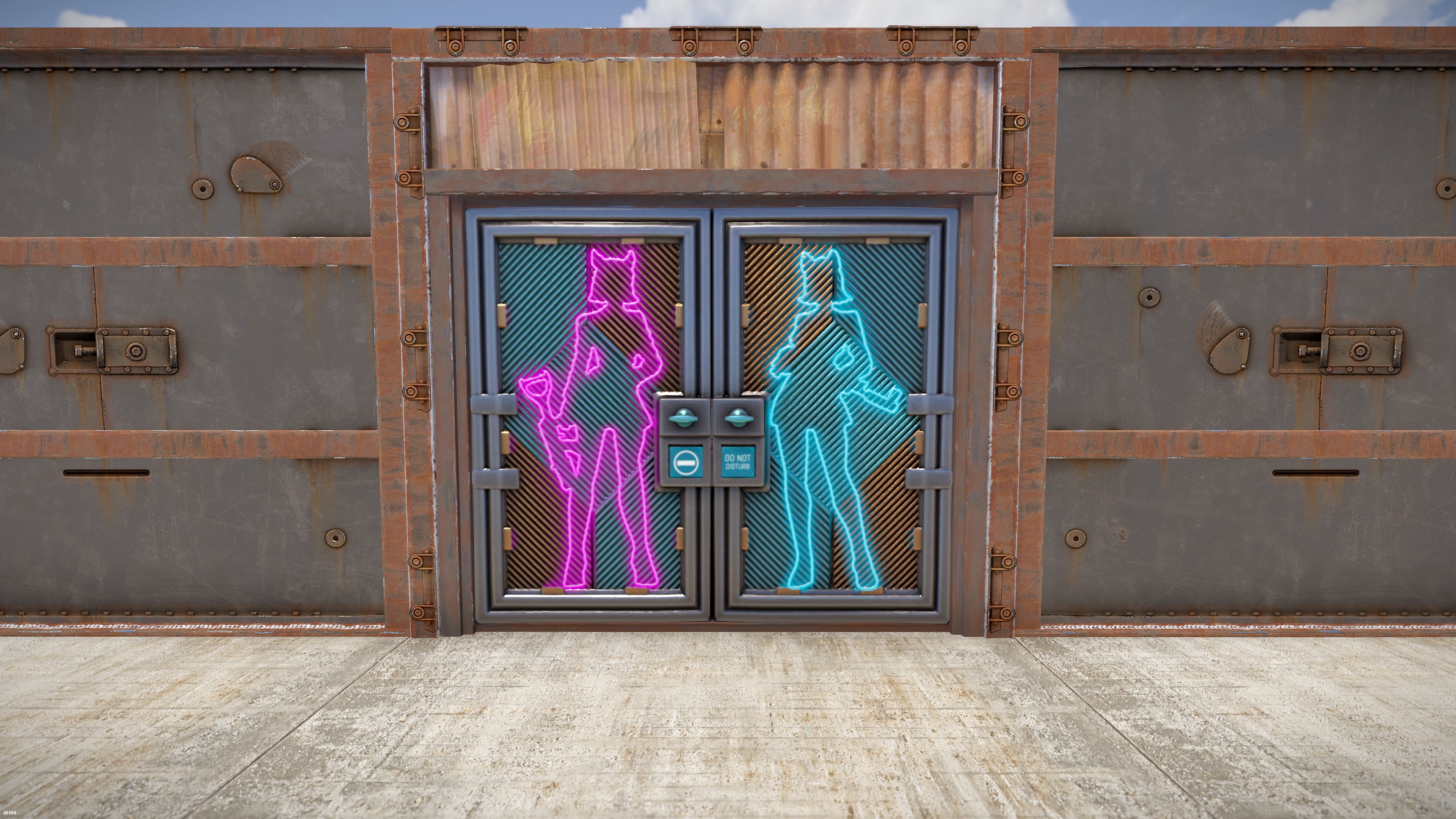 Beauty Industry Double Door