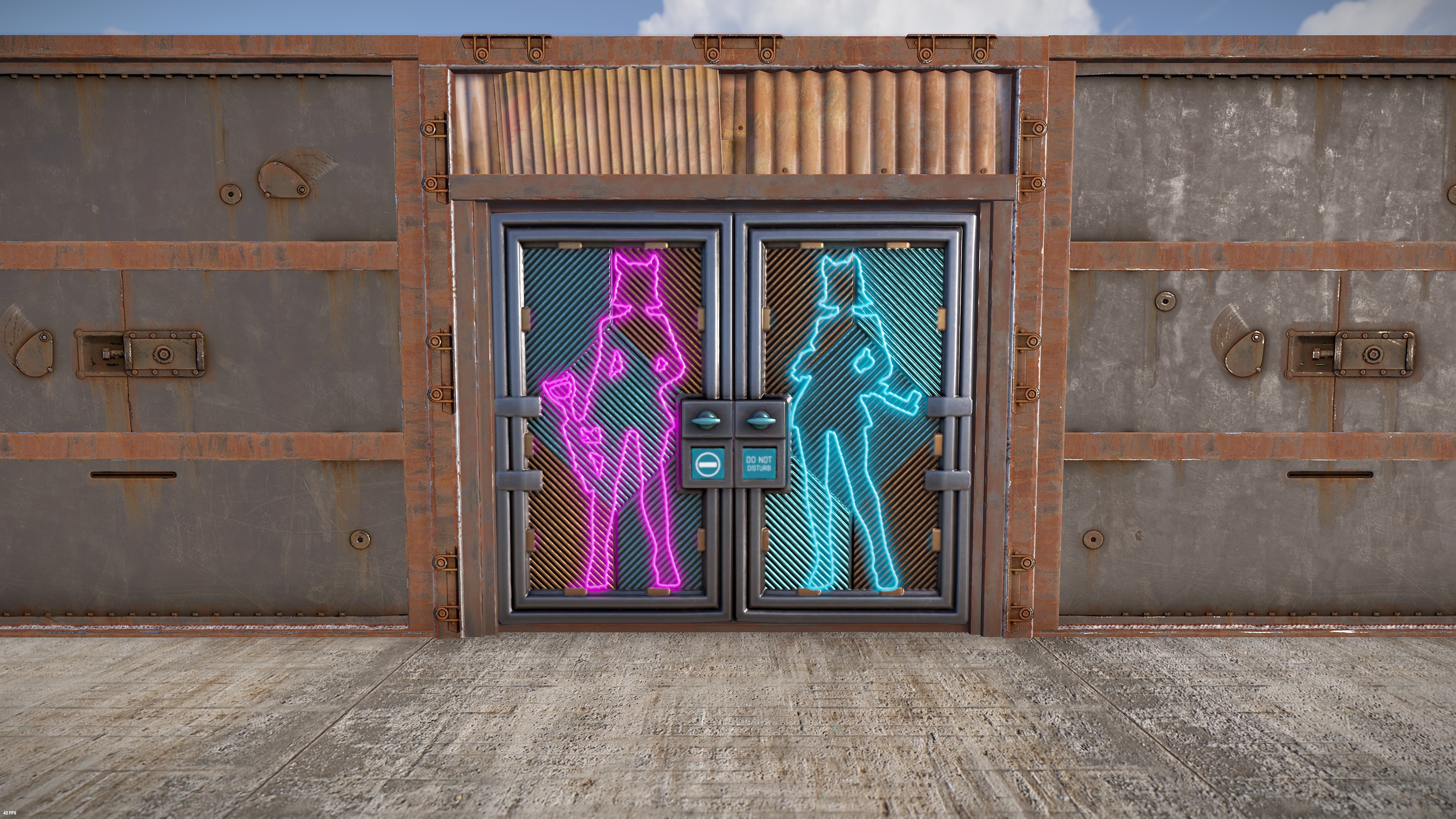 Beauty Industry Double Door