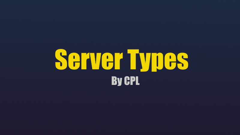 Server Types – Unturned Mod