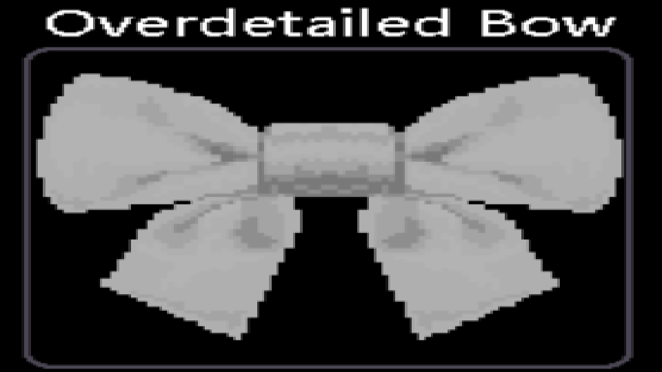Overly Detailed Giant Bow