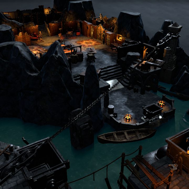 The Underground Manor and Smuggling Port