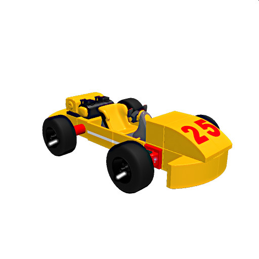 mini go-kart form the lego set