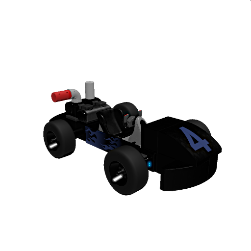 mini go-kart form the lego set