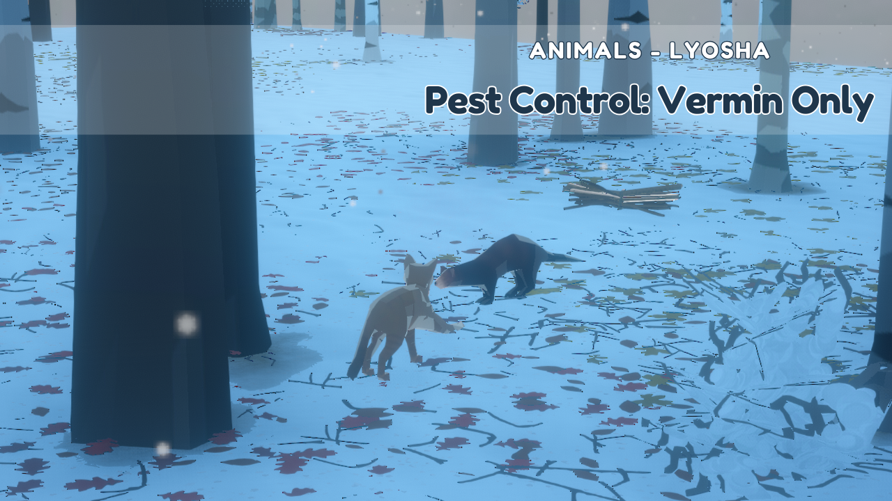Animals: Pest Control (Vermin Only)