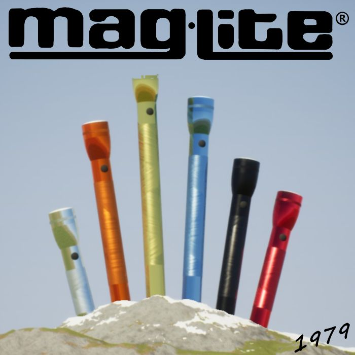 1979 Maglite® Flashlight D Pack (Customizable!)