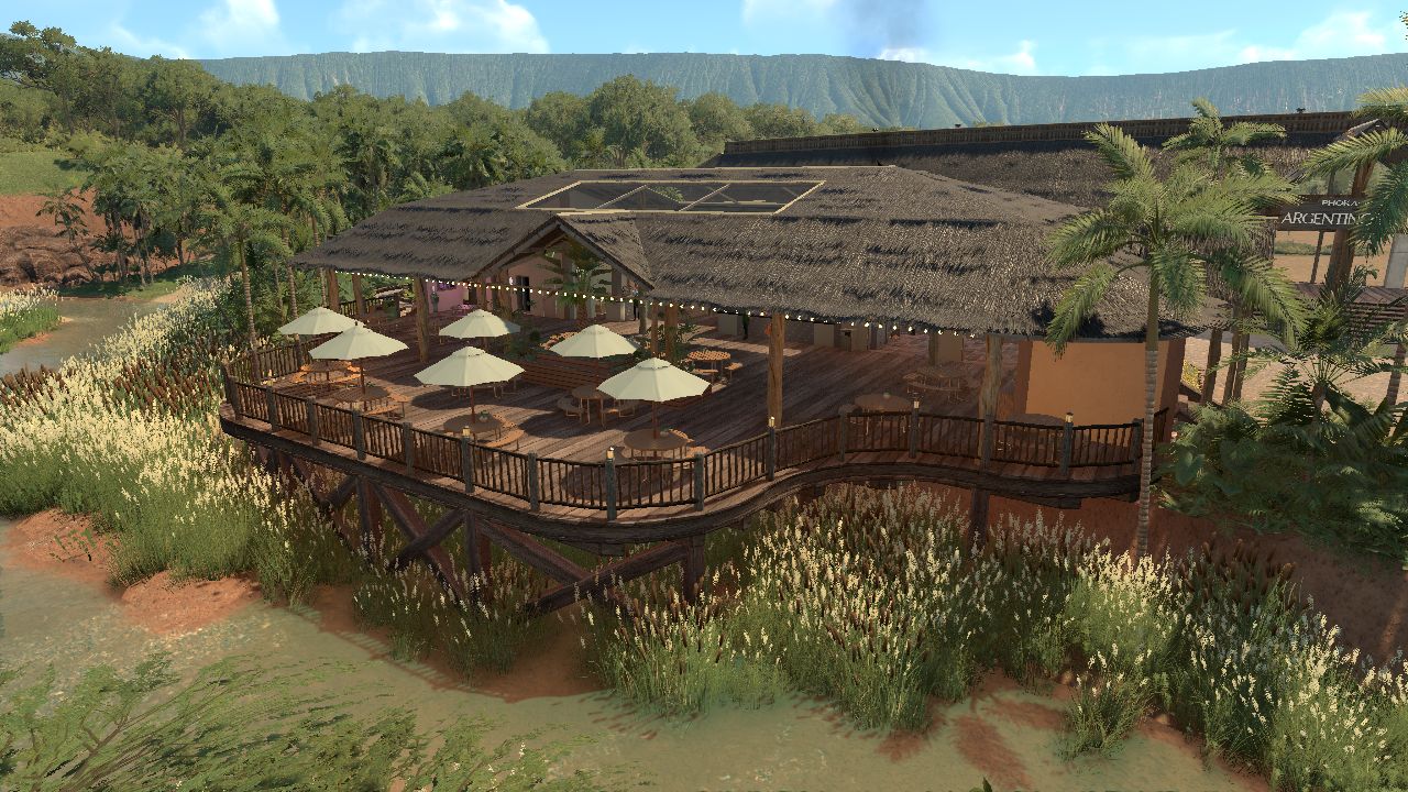 Okker's Creek Restaurant + Gift Shop: African Bush themed - "Phoka-Naledi" Prehistoric Game Reserve
