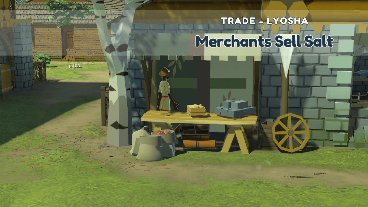 Trade - Merchants Sell Salt
