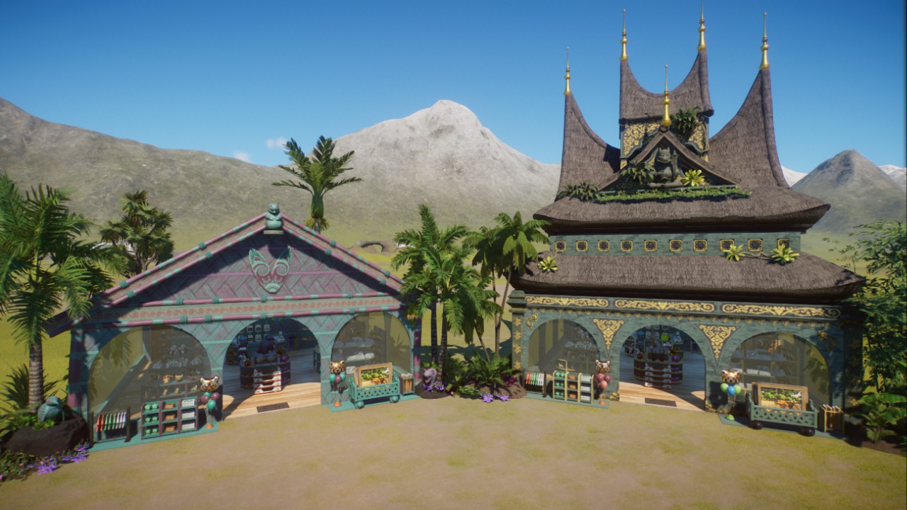 Tropical and Oceania DLC Souvenier Shop