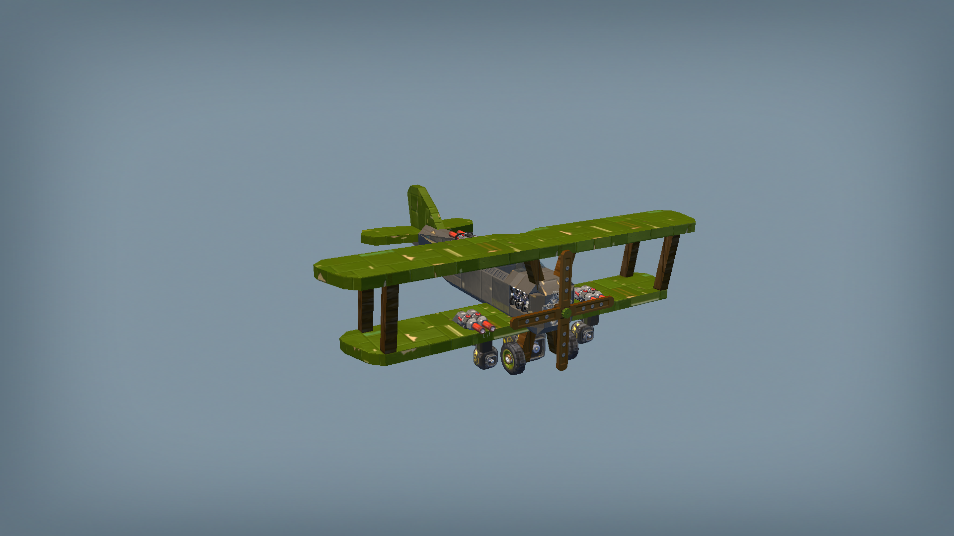Scrap Attacker Plane +bombs 2025 [NO MODS]