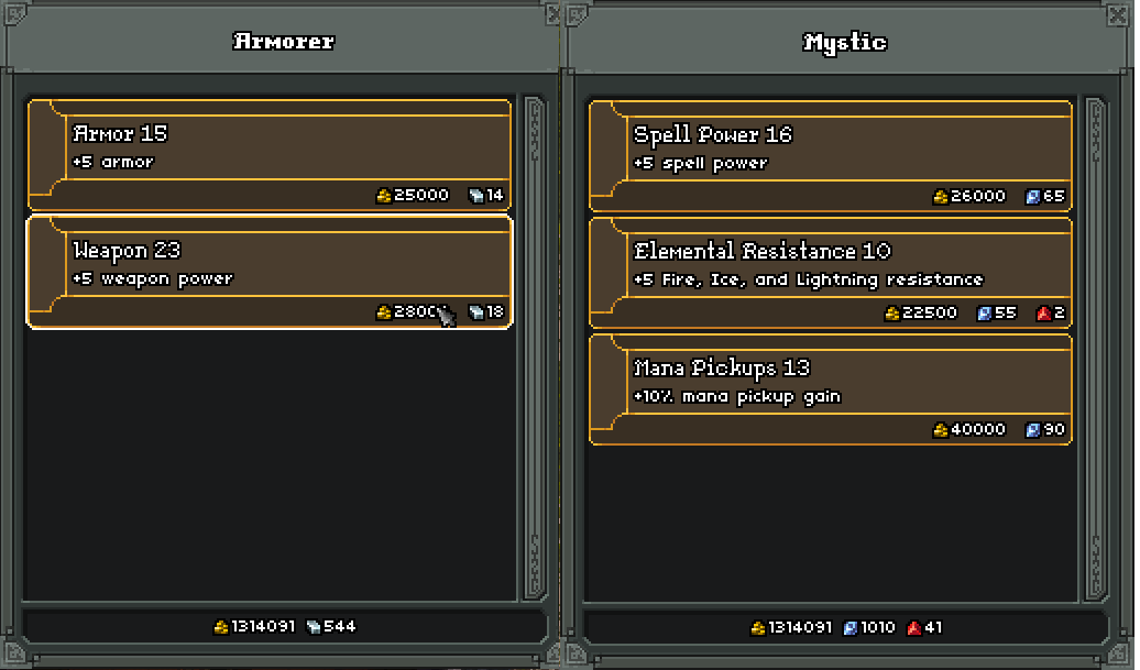 Upgrades Expanded