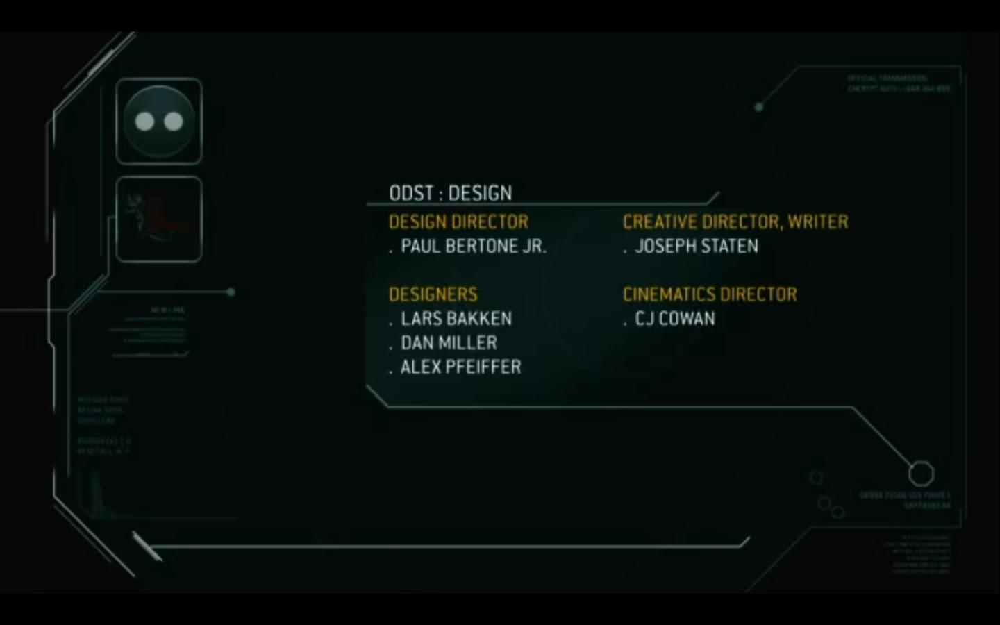Halo 3 odst credits restored