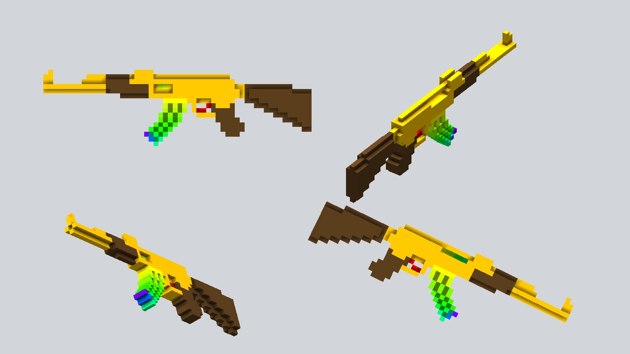Gold RainBow Ak-47