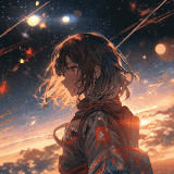 anime style character space