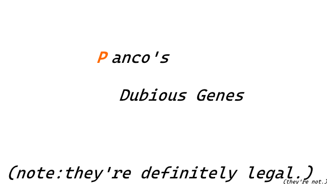 PancosDubiousGenes