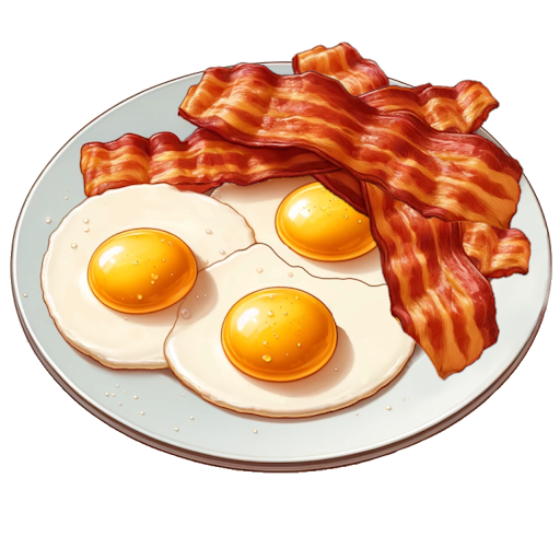Spiegelei mit Speck