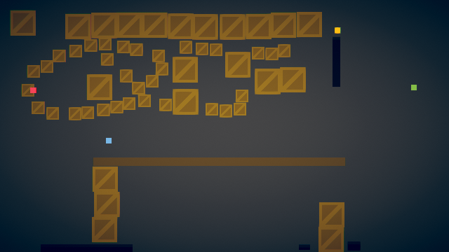 its raining crates!