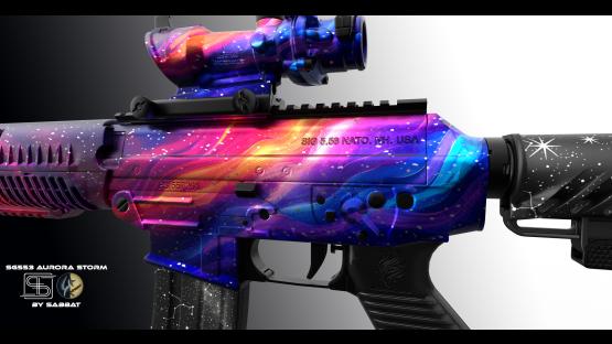 SG553 Aurora Storm