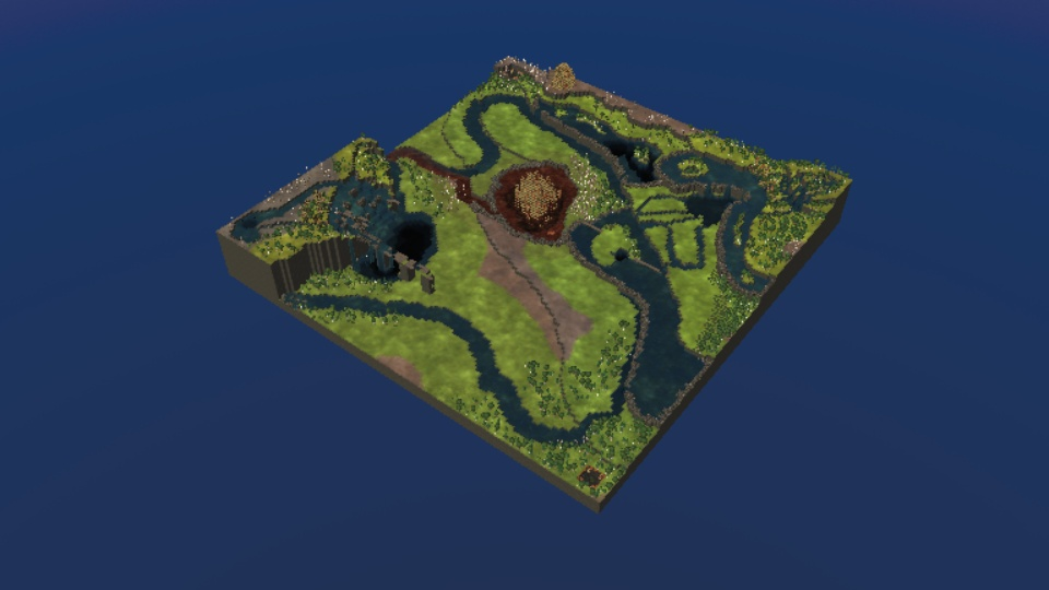Wodniste trasy / Watery Terrace [Build-a-Map Contest 4]