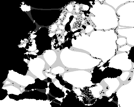 Europe Land is Water and Water is Land