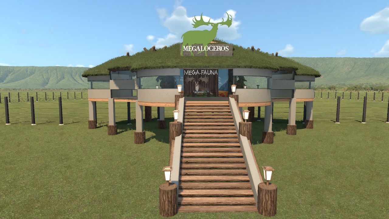 Megaloceros Viewing and info area