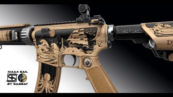 M4A4 Sail [Bright wood]