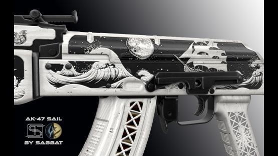 AK-47 Sail [White wood]
