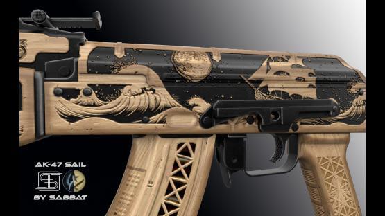 AK-47 Sail [Bright wood]