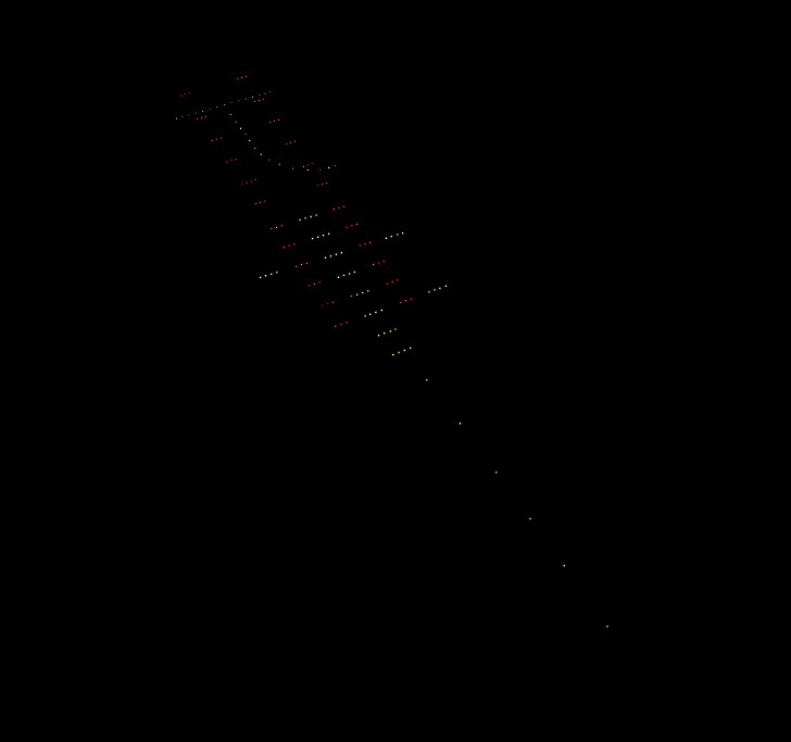 big runway lights (right taxi)