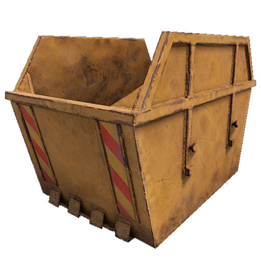 Gelber Container
