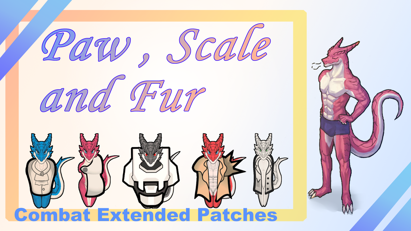 Paw,Scale and Fur-CE Patches