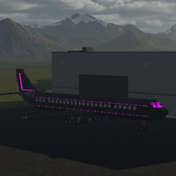 Softbody AIR LINER Boeing 777 "Midnight Edition"