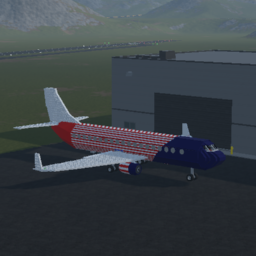Softbody AIR LINER 737-800 Star Spangled Plane