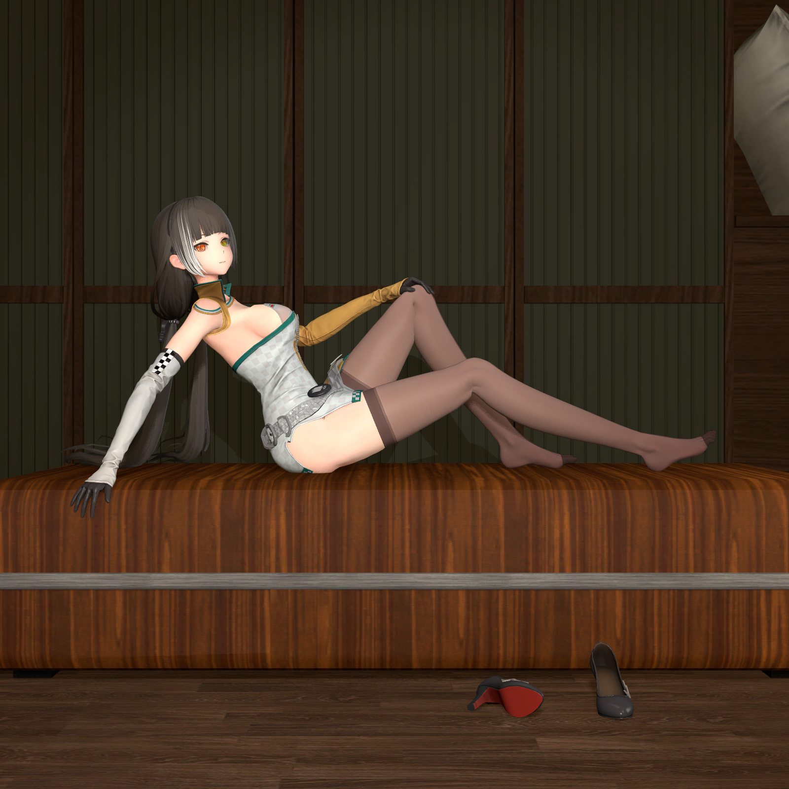 【少女前线2】洛贝拉放松坐姿——【Girls Frontline 2】Robella Relaxed Sitting Posture