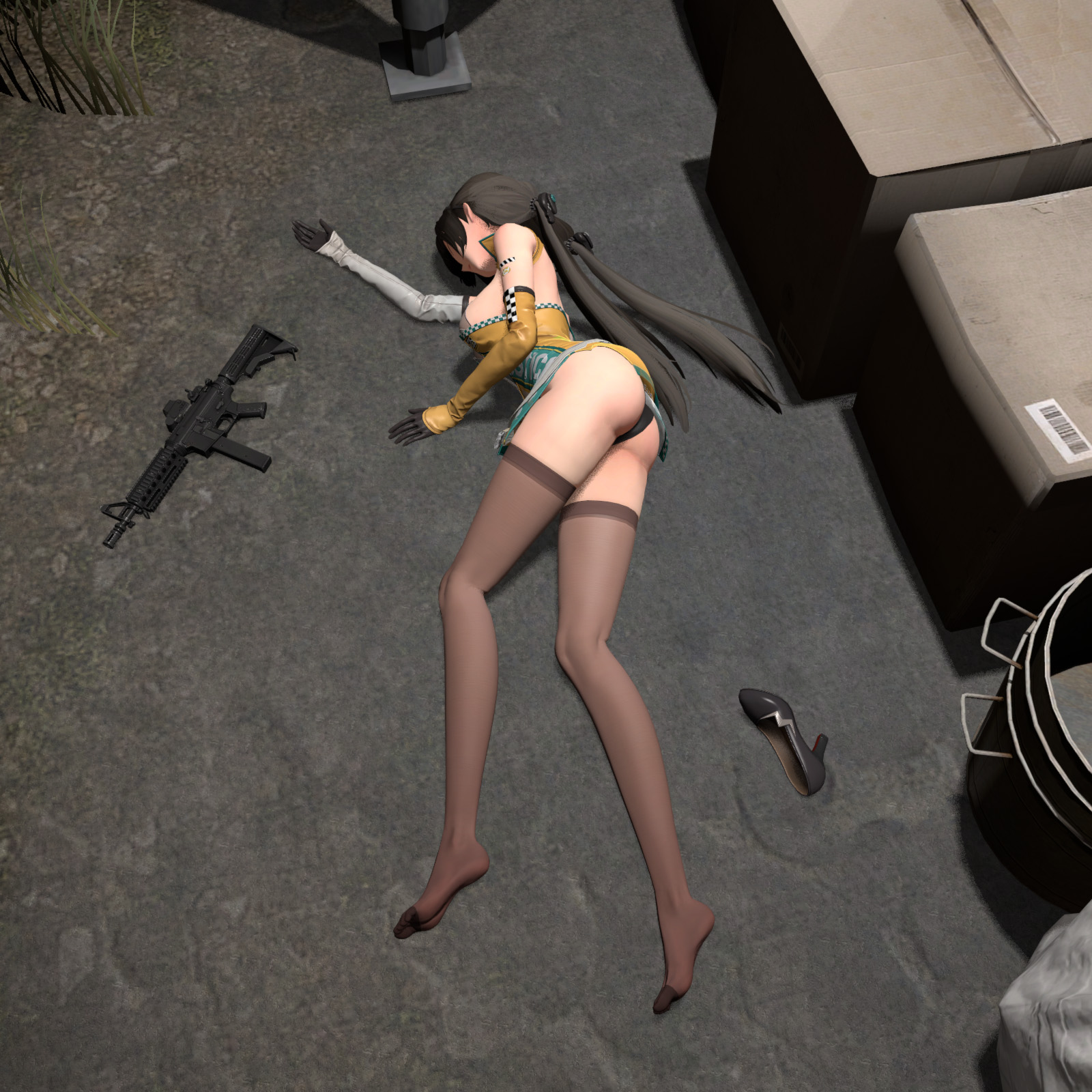 【少女前线2】洛贝拉昏迷——【Girls Frontline 2】Robella Fainted