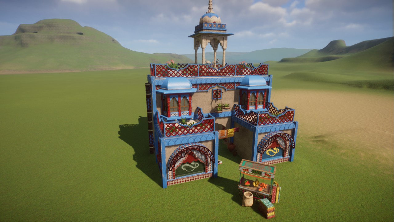 Moroccan style shop shell