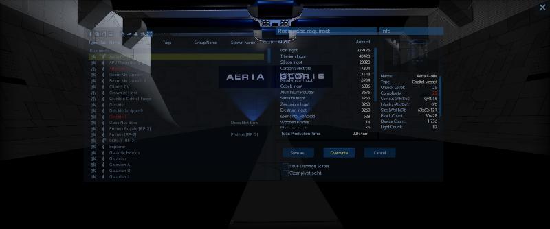 Aeria Gloris [RE-2] Fleet Carrier Superstructure