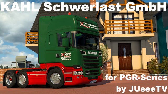 Scania PGR-Series 2004 - 2018 by JUseeTV Kahl Schwerlast GmbH Skin