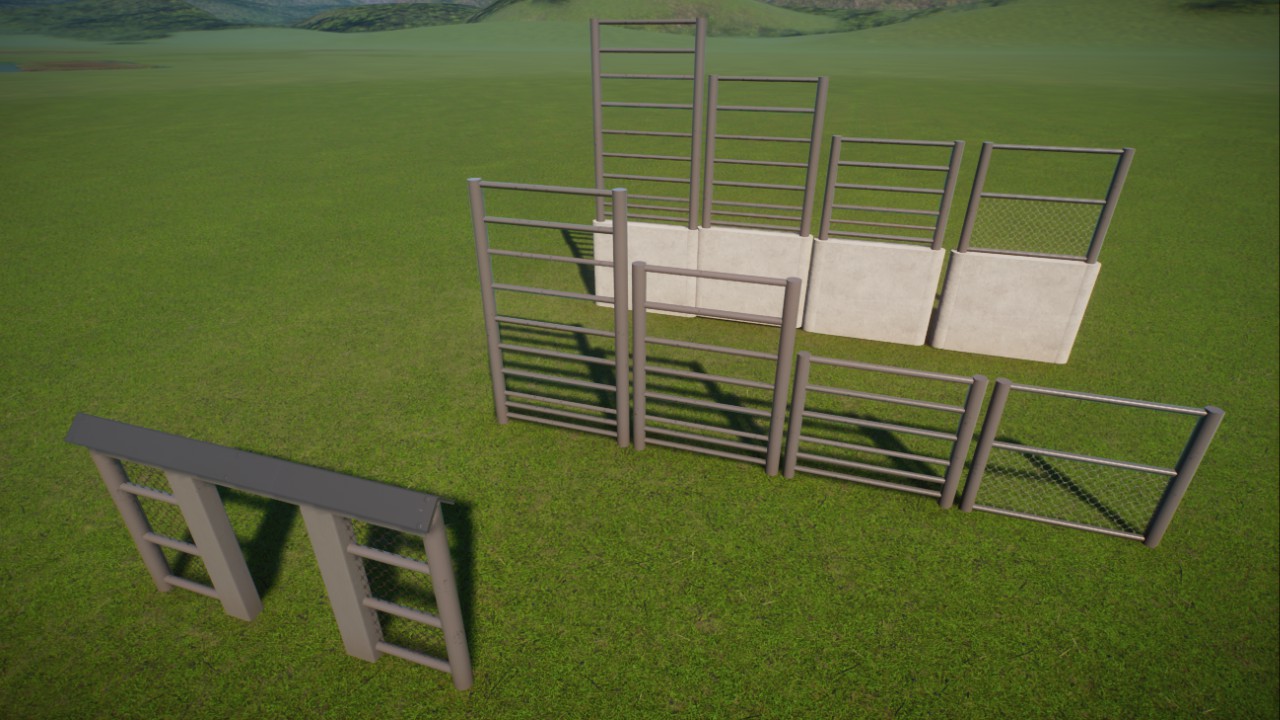 Low-Piece Heavy Fence Pack 2 - Bars, req Aus preview