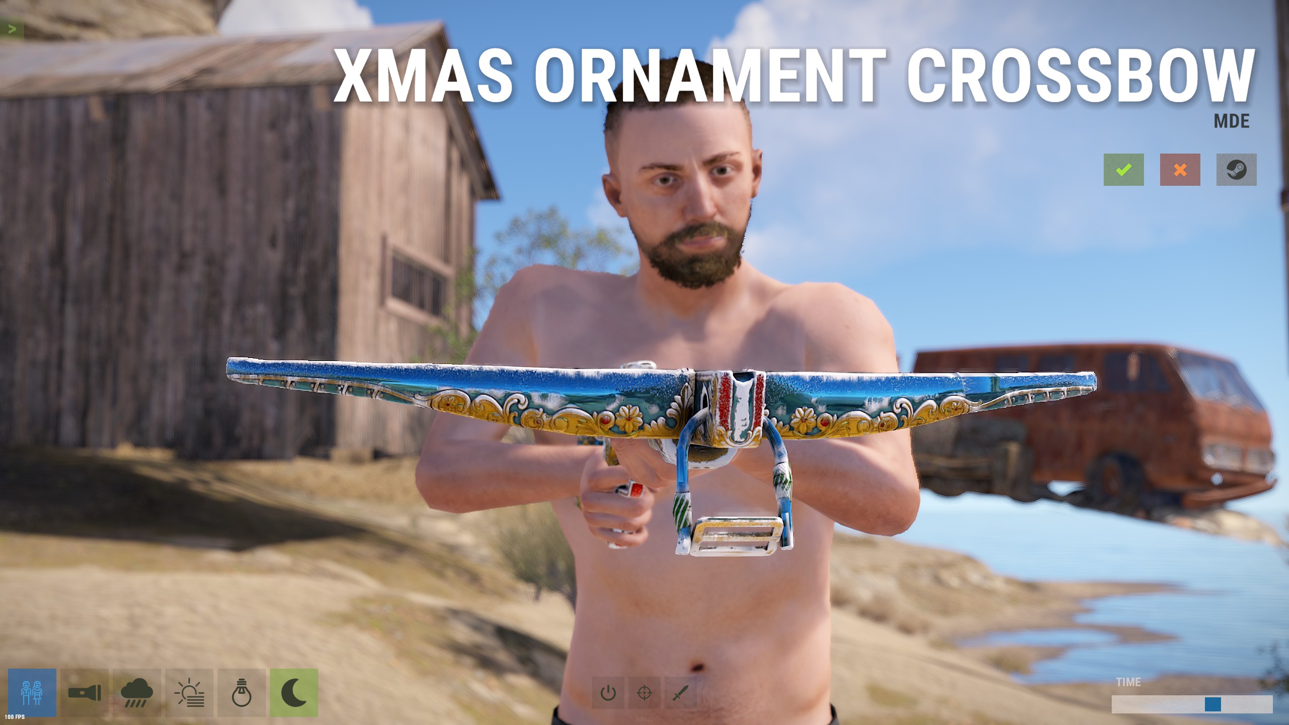 Christmas Ornament Crossbow
