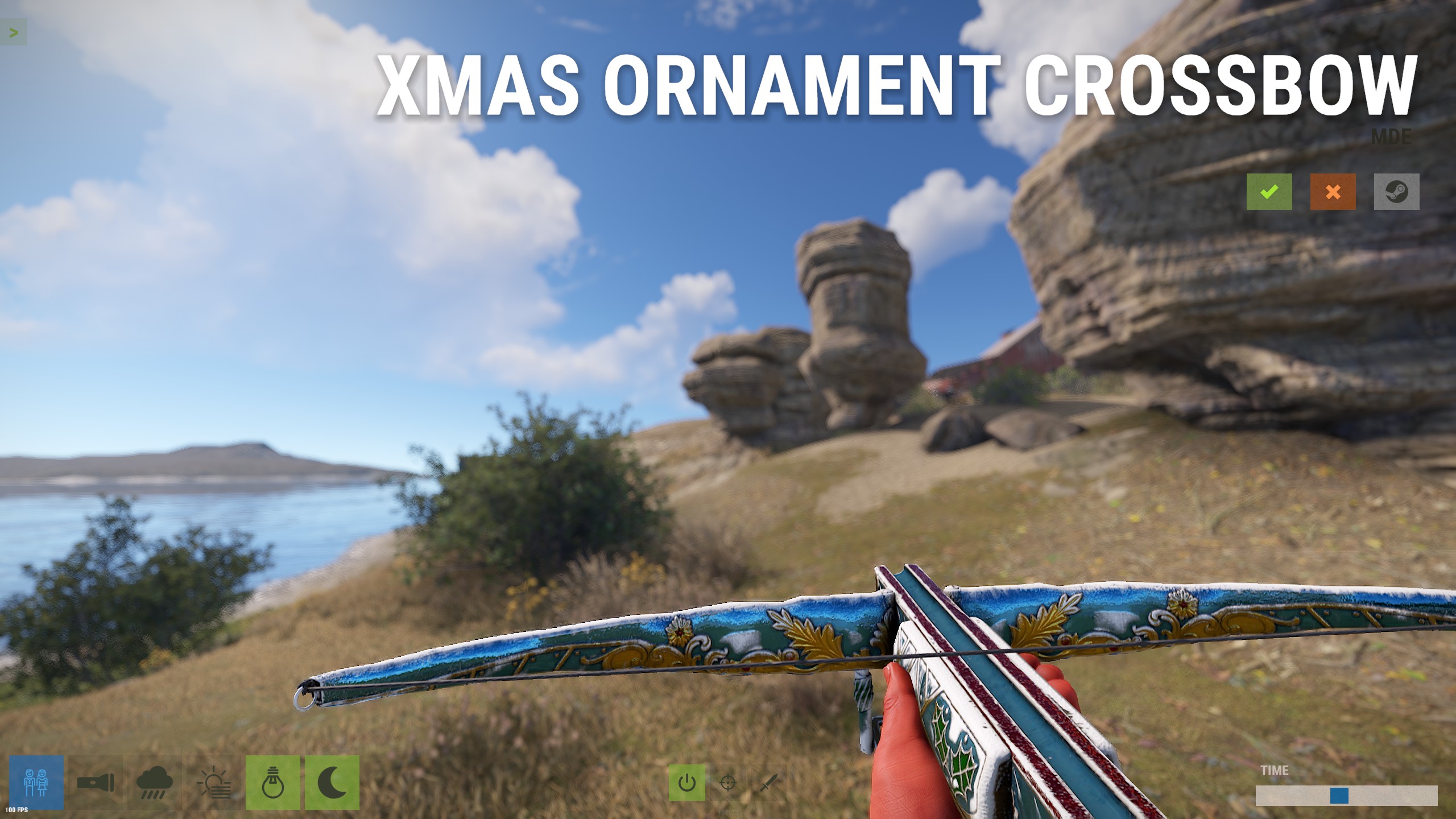 Christmas Ornament Crossbow
