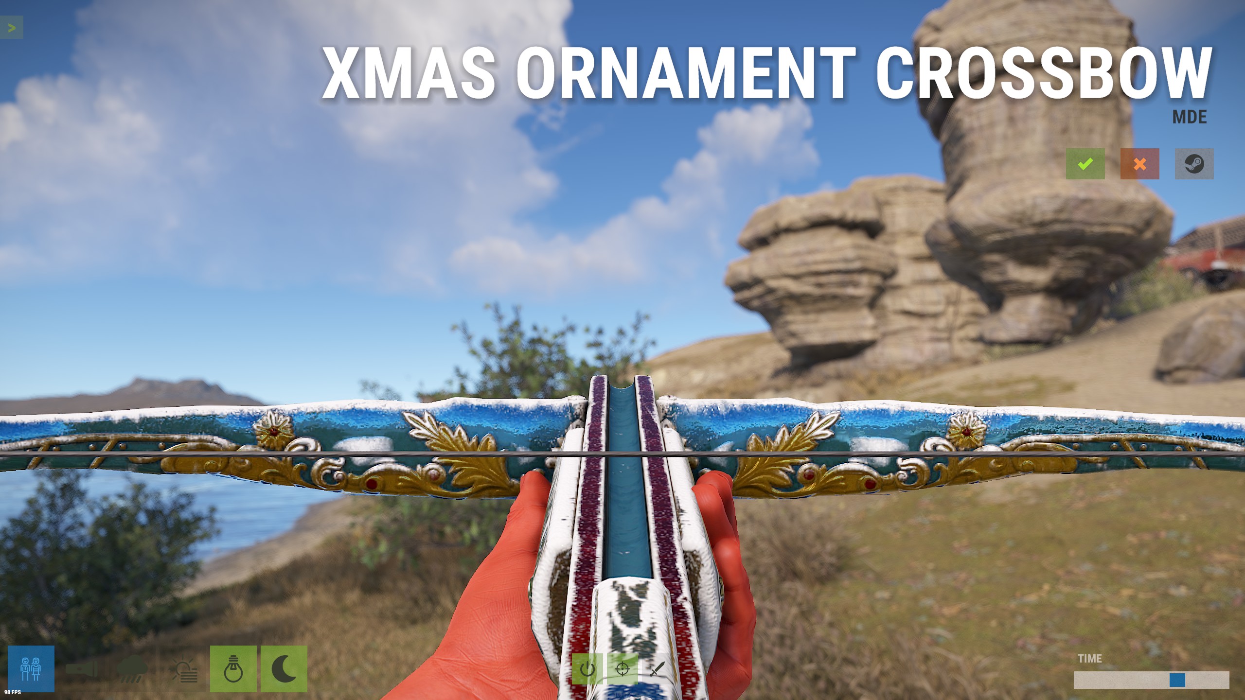 Christmas Ornament Crossbow