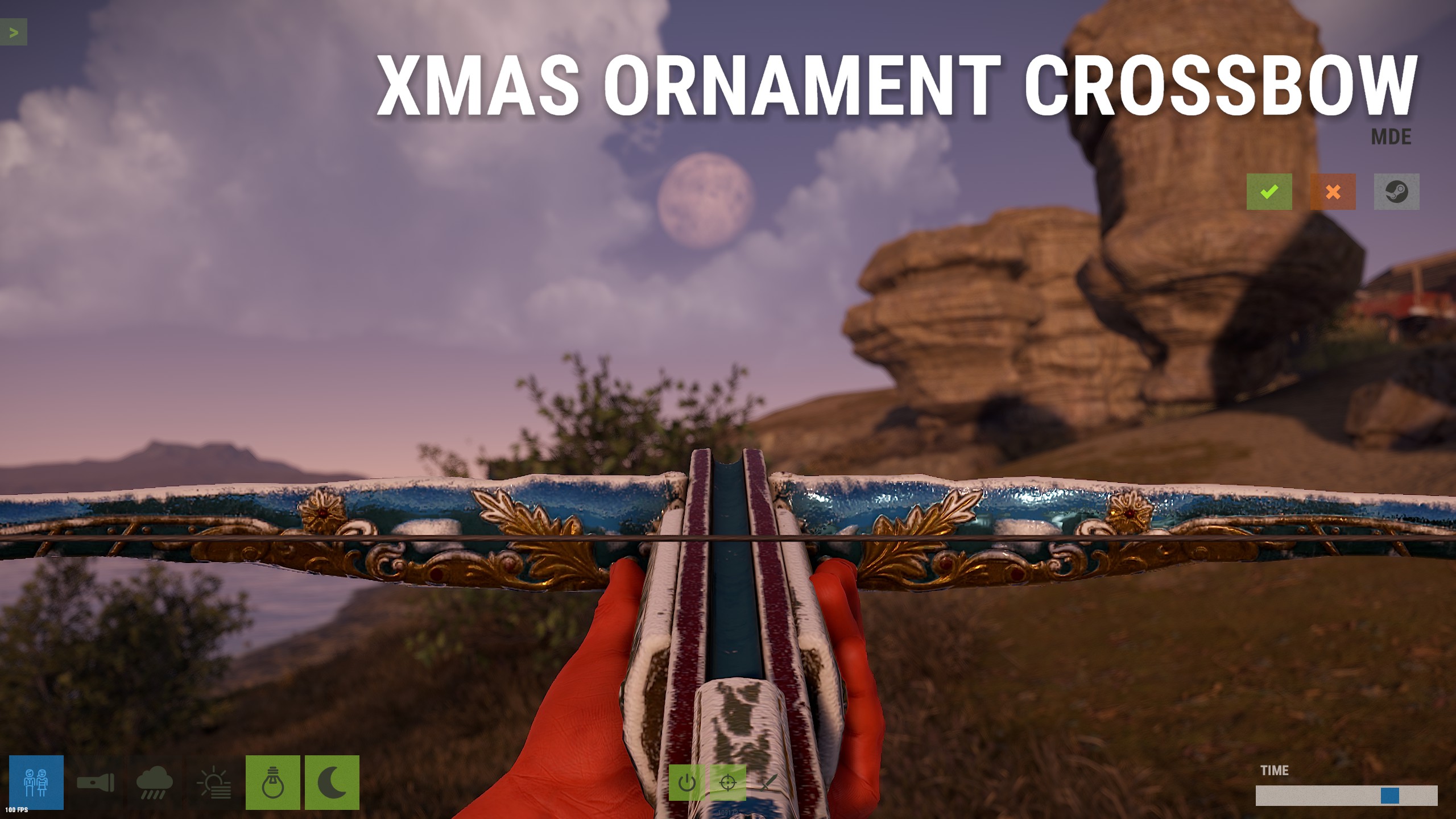 Christmas Ornament Crossbow