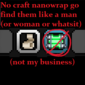 Uncraftable Nanowraps