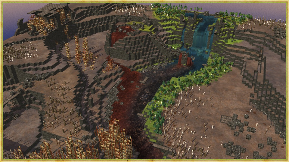 Cloven Valley (100x100) preview