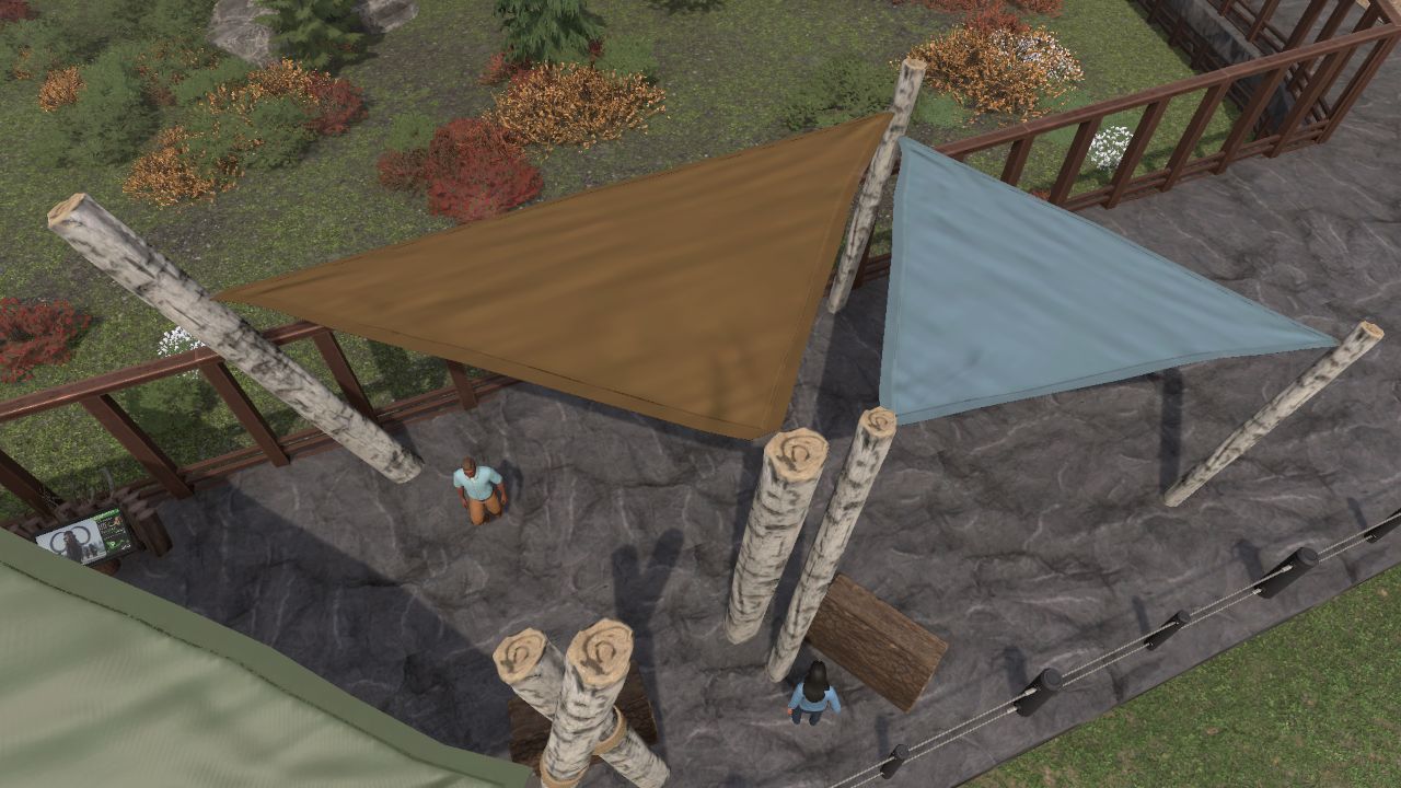 Triangular path canopy small