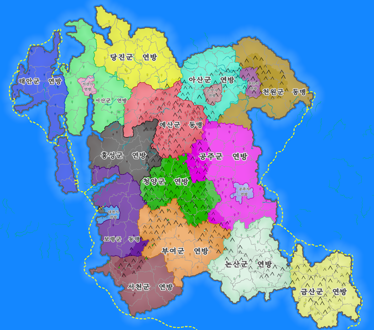 충청남도 1989