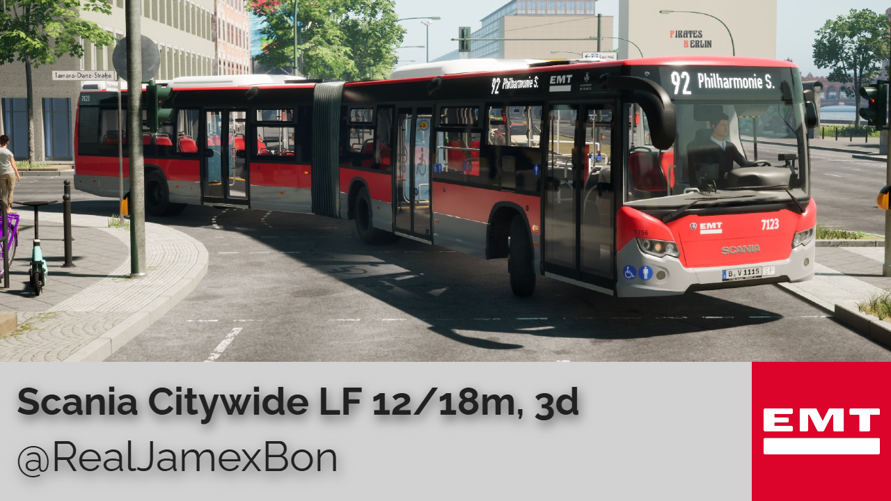 EMT Valencia | Scania Citywide LF (12/3, 18/3)